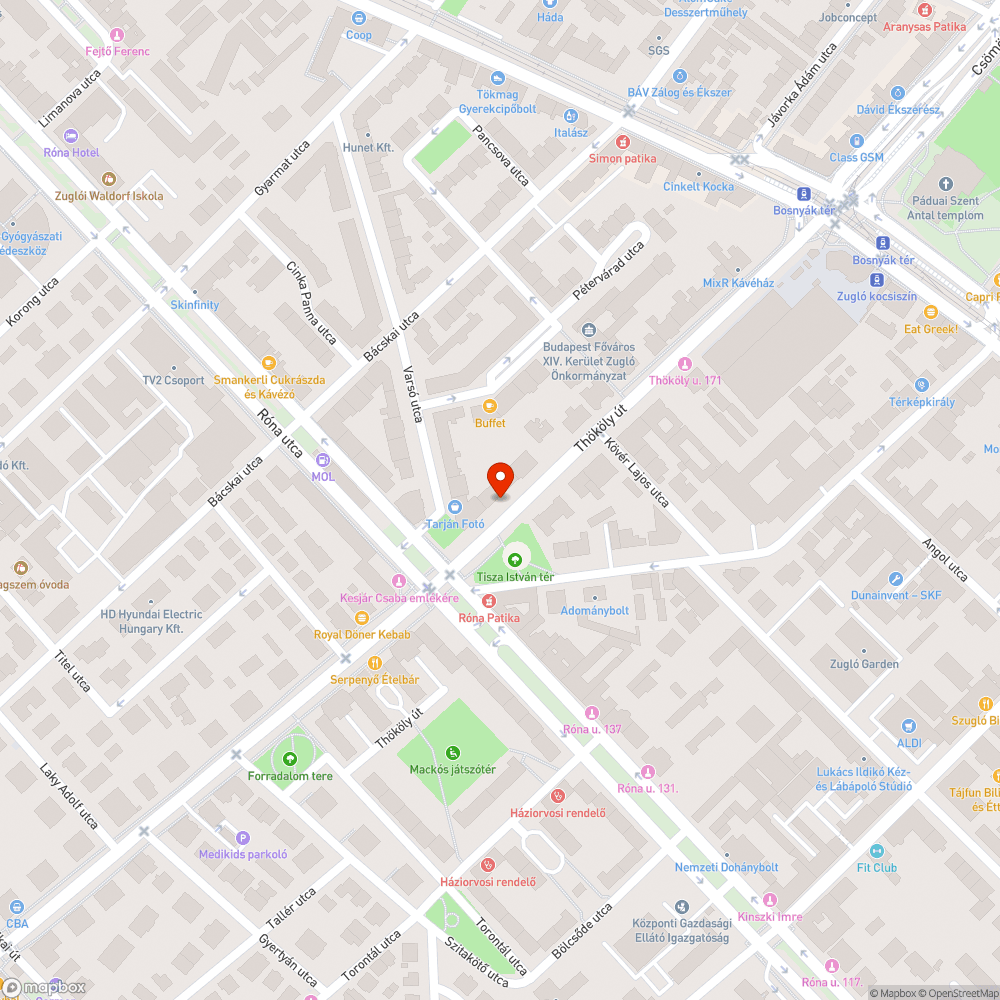 Gaztenger bejelentés helye