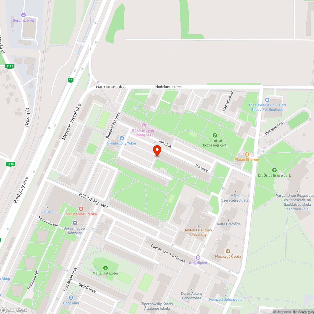 Tönkrement szemetes bejelentés helye