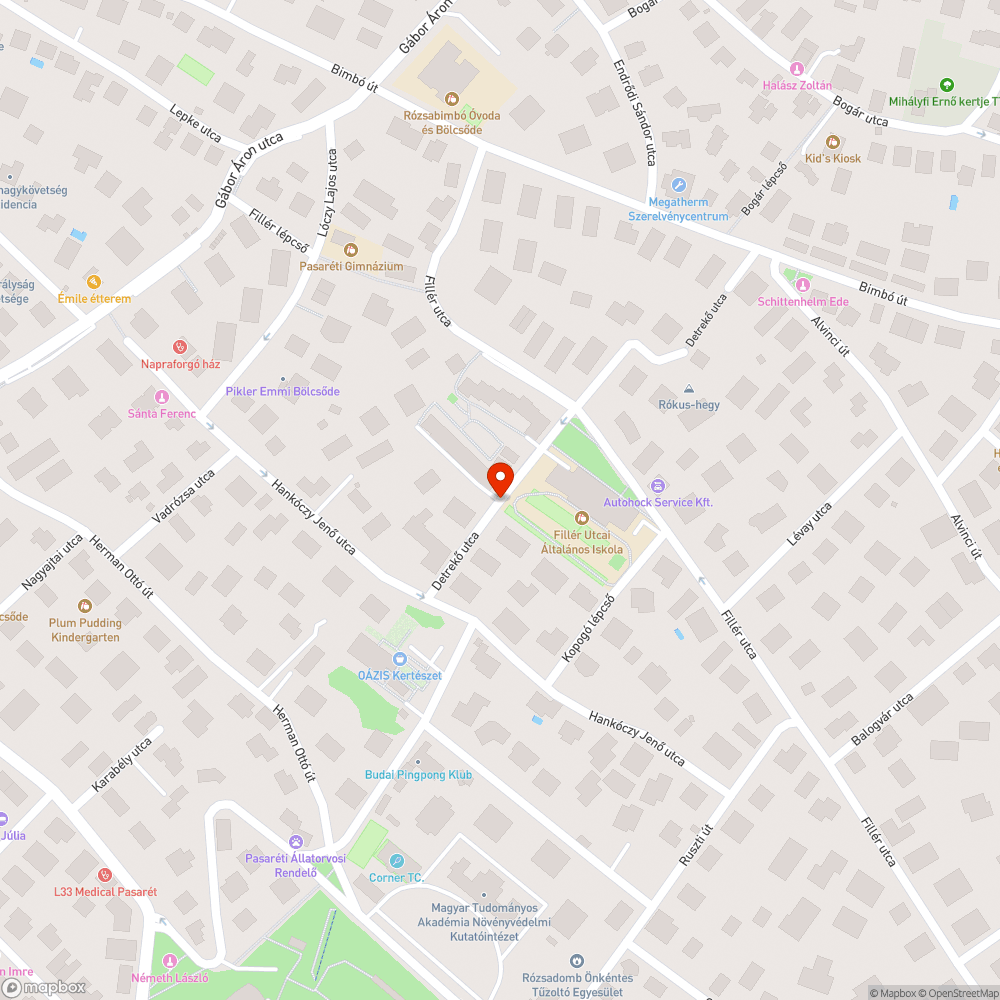 Mozgásképtelen autó az utcán bejelentés helye