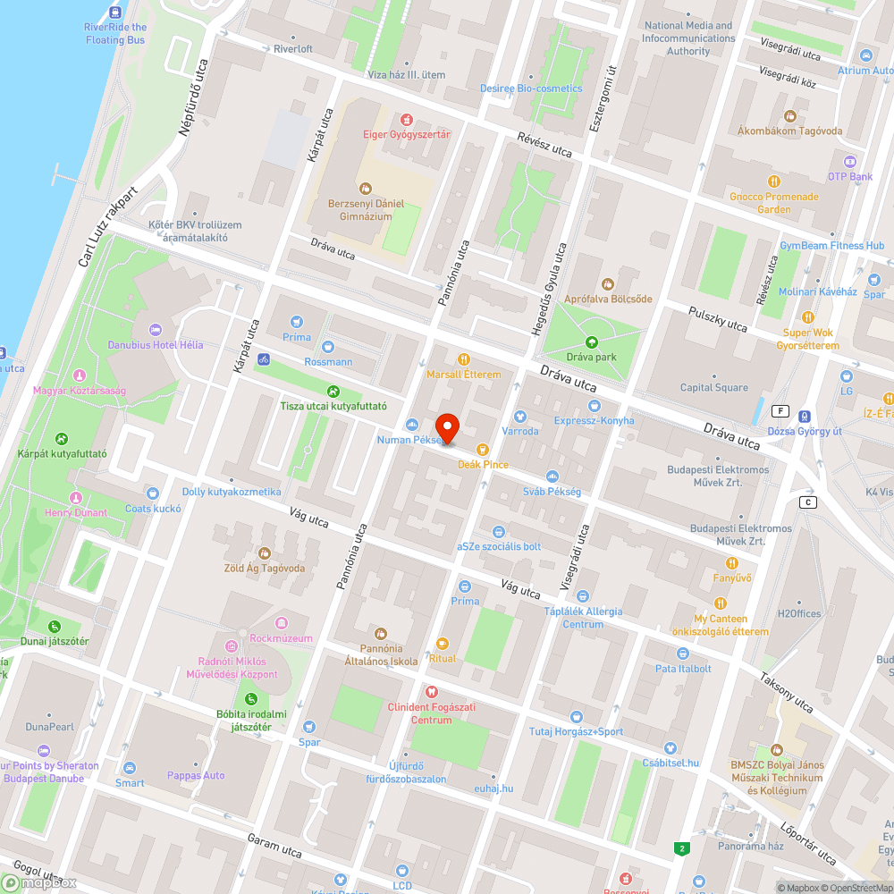 Kiszáradt fa bejelentés helye