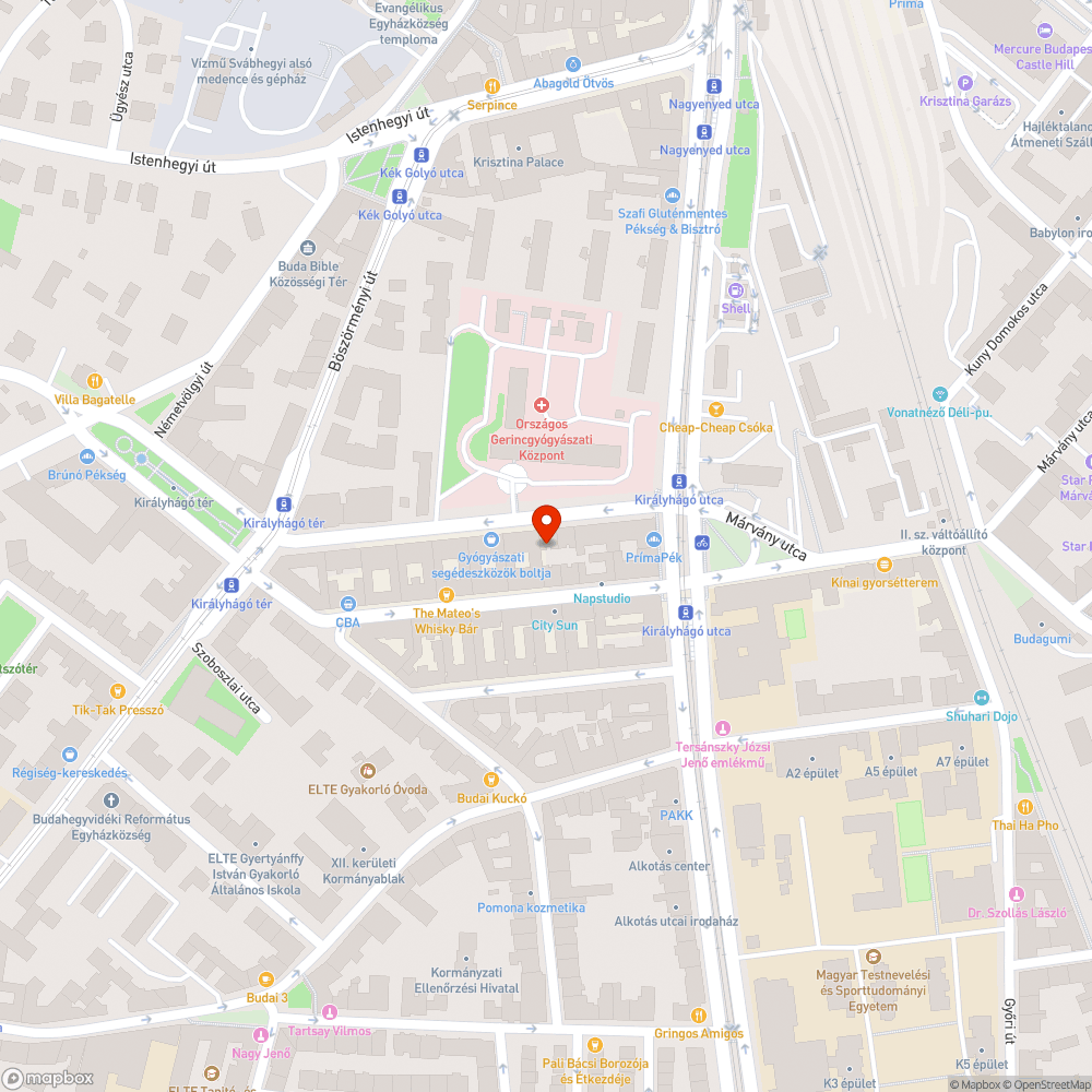 Sérült keret bejelentés helye