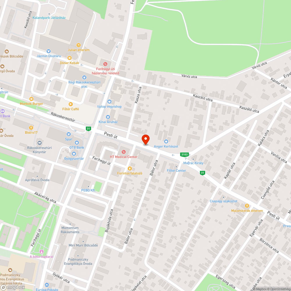 Kidőlt csőkorlát bejelentés helye