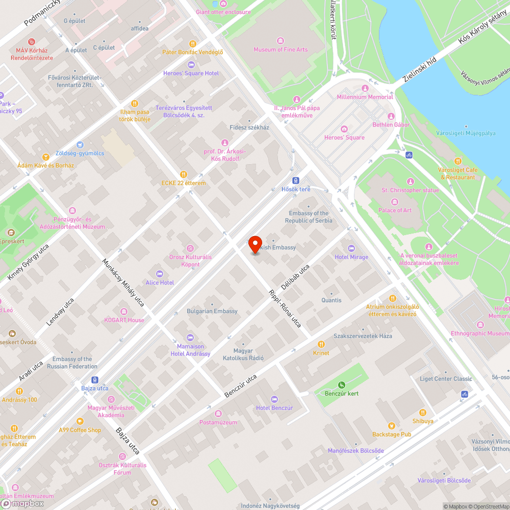 Ottfelejtett tábla bejelentés helye