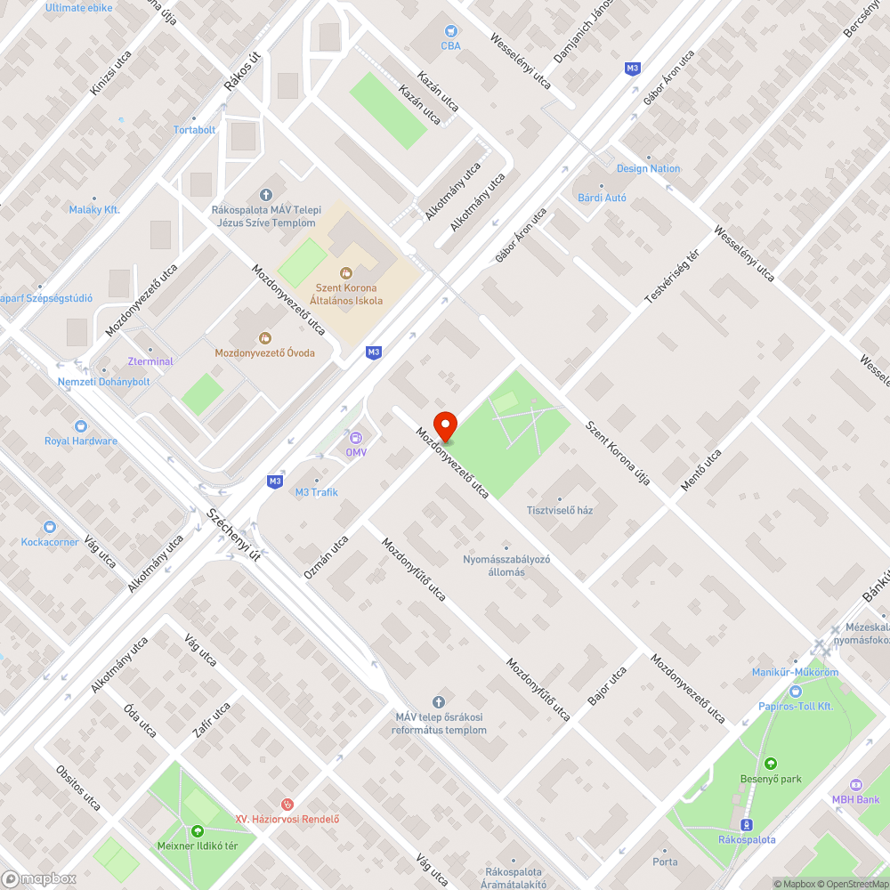 Megrongált régi molinók bejelentés helye