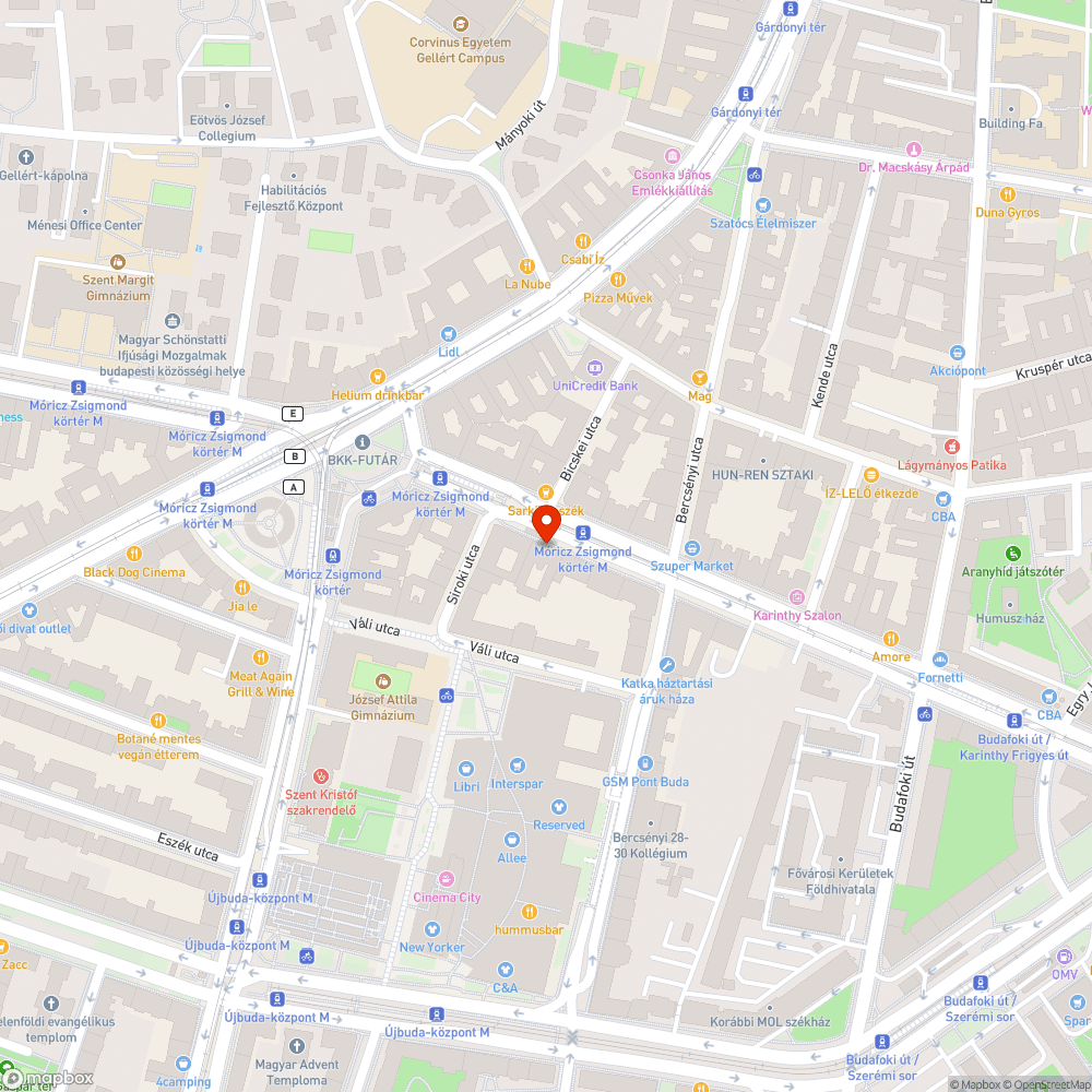 Hiányzó pollerek bejelentés helye