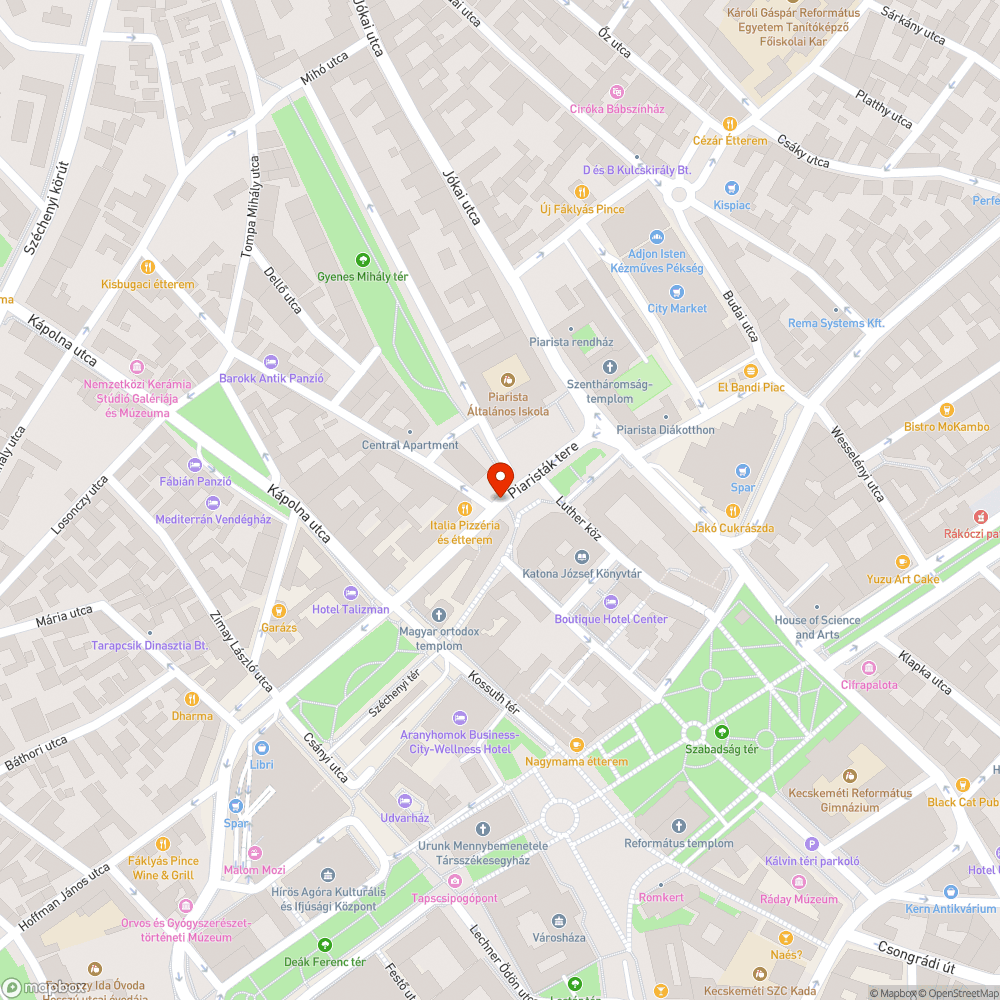 Nem működő közvilágítás a Körúton bejelentés helye