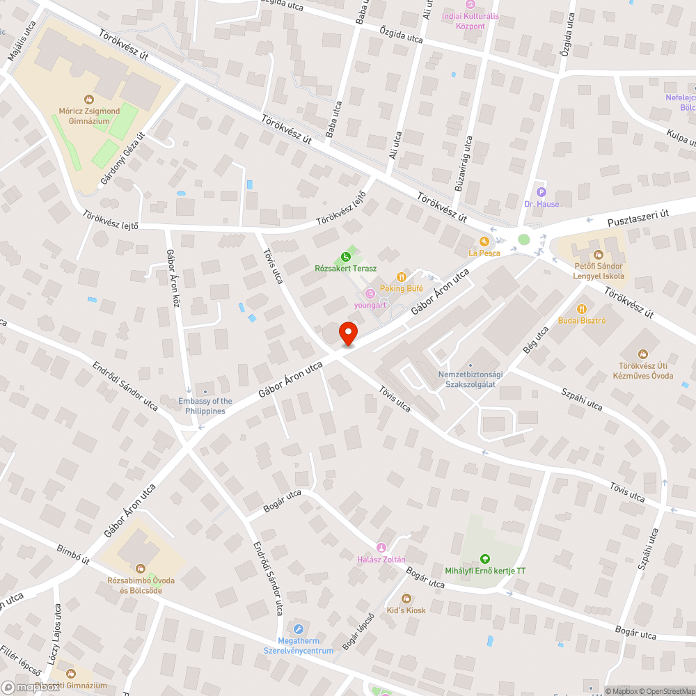 Életveszélyes gyalogosátkelőhely bejelentés helye