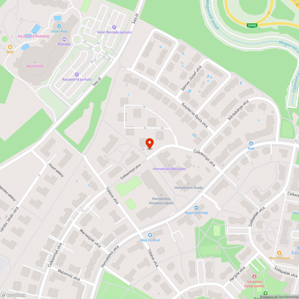 Járda fölé belógó növény bejelentés helye