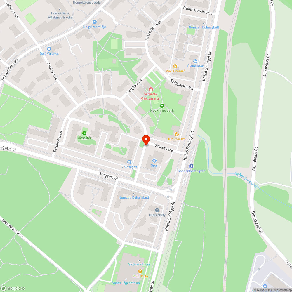 Balesetveszélyes térkő bejelentés helye