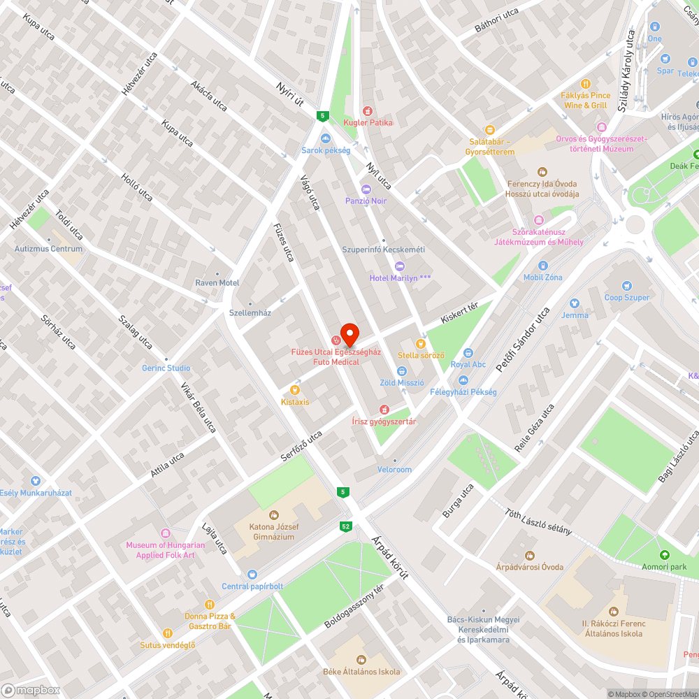 Nem működő közvilágítás a Lehel utcán bejelentés helye