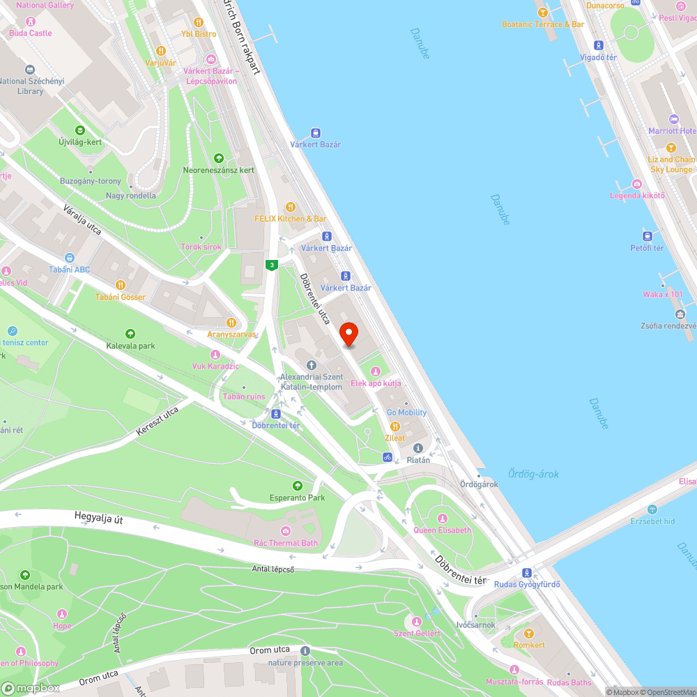 Döbrentei utca szabálytalan parkolás bejelentés helye