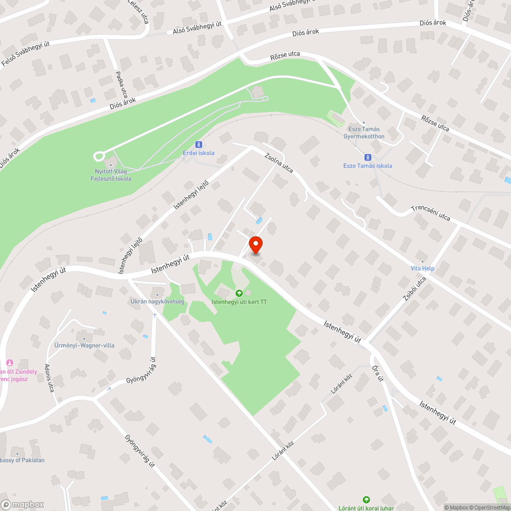 Szekrényből kiálló vas bejelentés helye