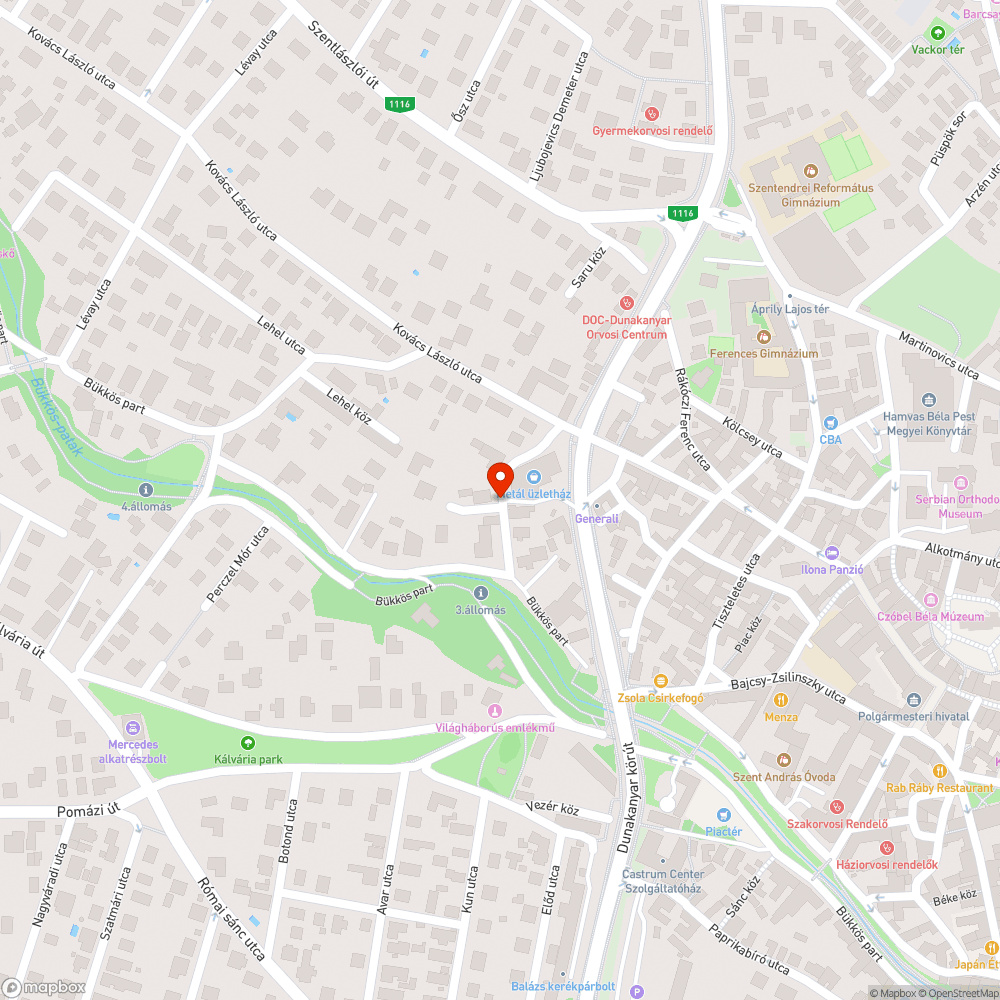 Nem ég a közvilágítási lámpa  a Virág utca és a Tűzvirág utca kereszteződésében bejelentés helye