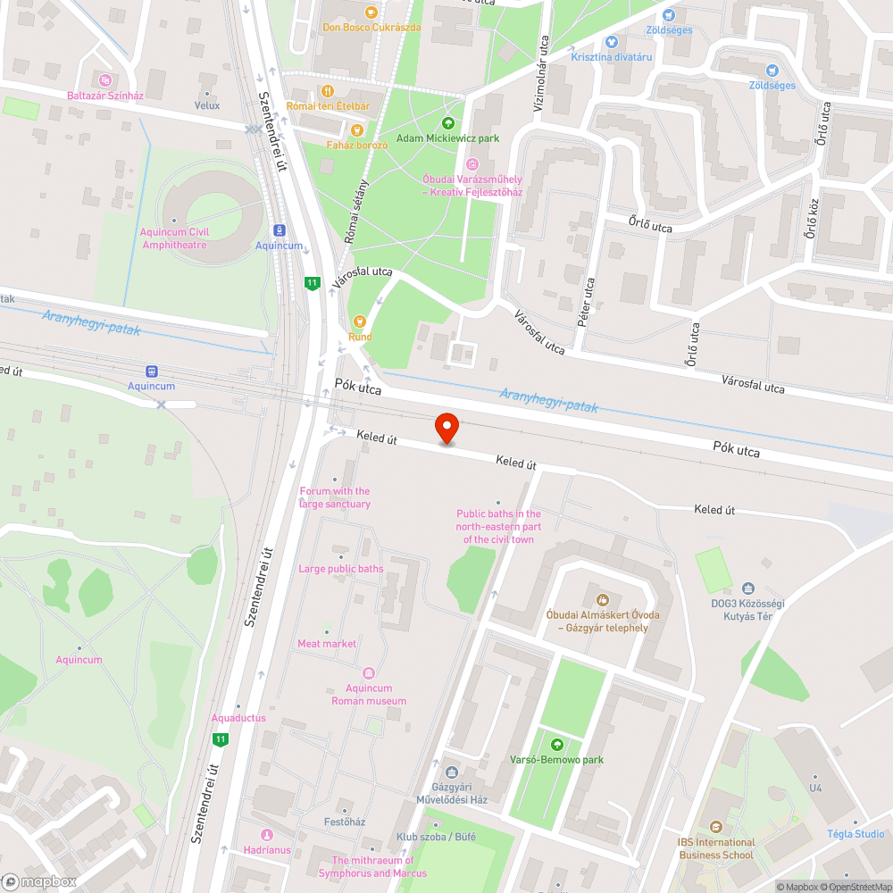 Utcára dobált szemét bejelentés helye