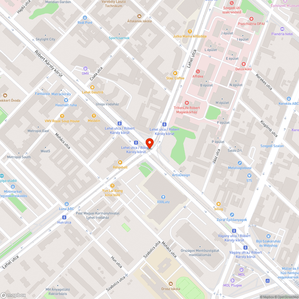 Teljesen lekopott burkolati jelek bejelentés helye