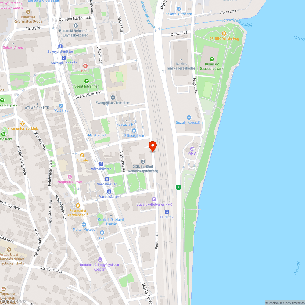 Utánfutó a járdára lóg bejelentés helye