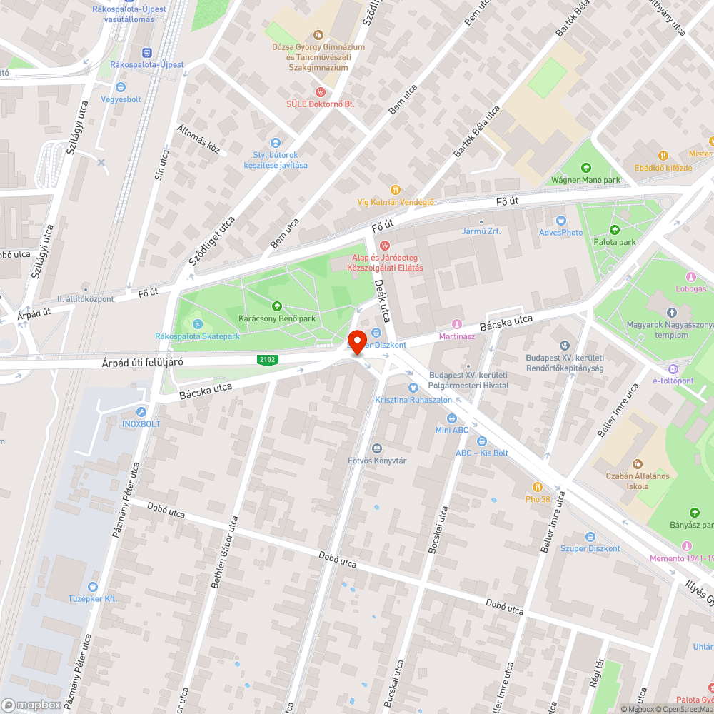 Behorpadt, sérült fedlap bejelentés helye