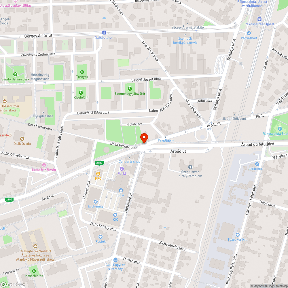 Sérült, botlásveszélyes fedlap bejelentés helye