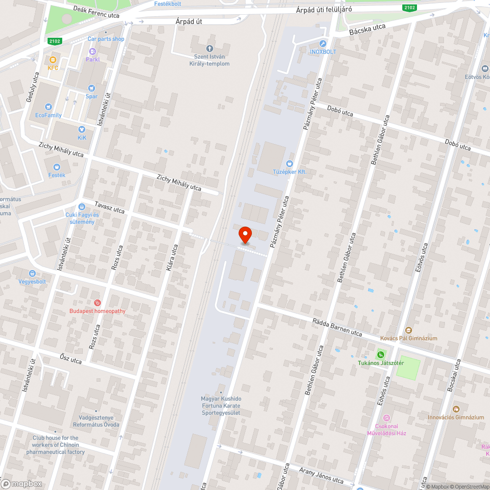 Szemetes köz bejelentés helye