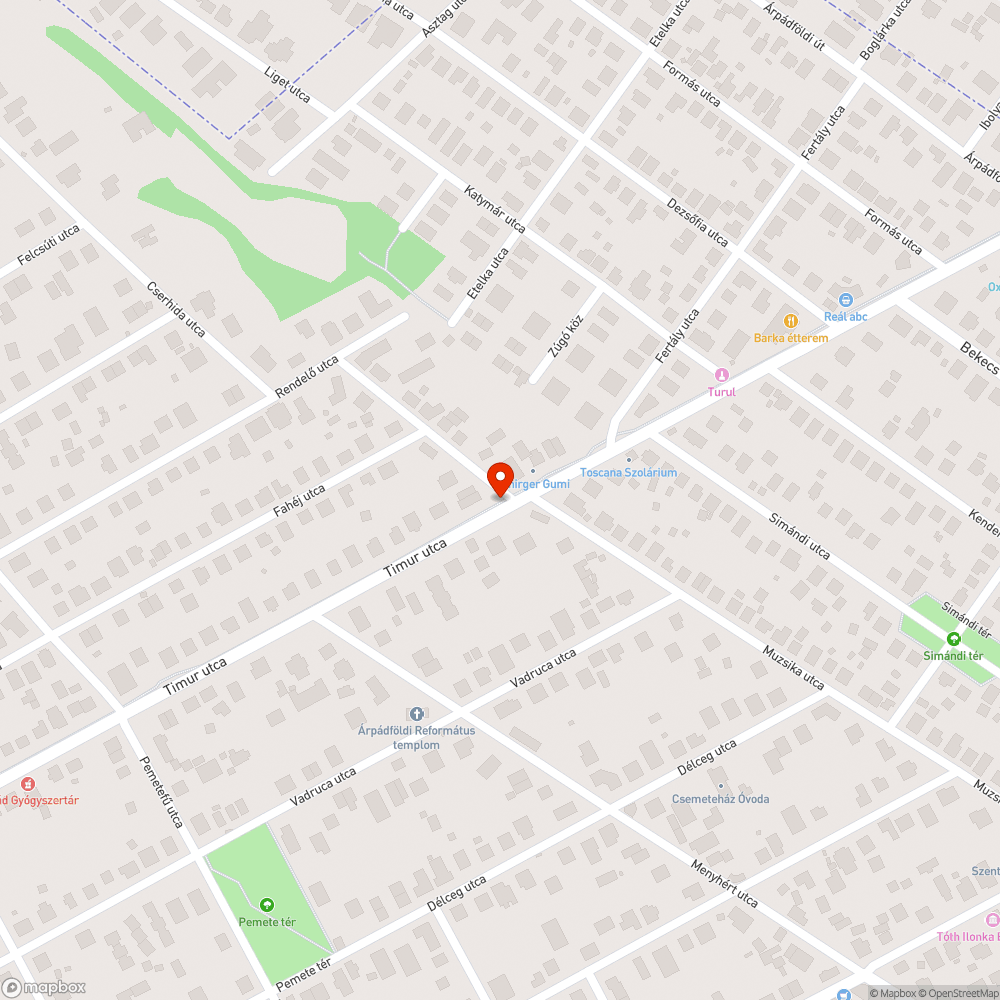 Királydinnye tenyészet a Timúr úti kerékpárút mellett bejelentés helye