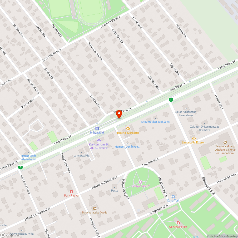 Királydinnye tenyészet az Imre utcai buszmegálló mellett bejelentés helye