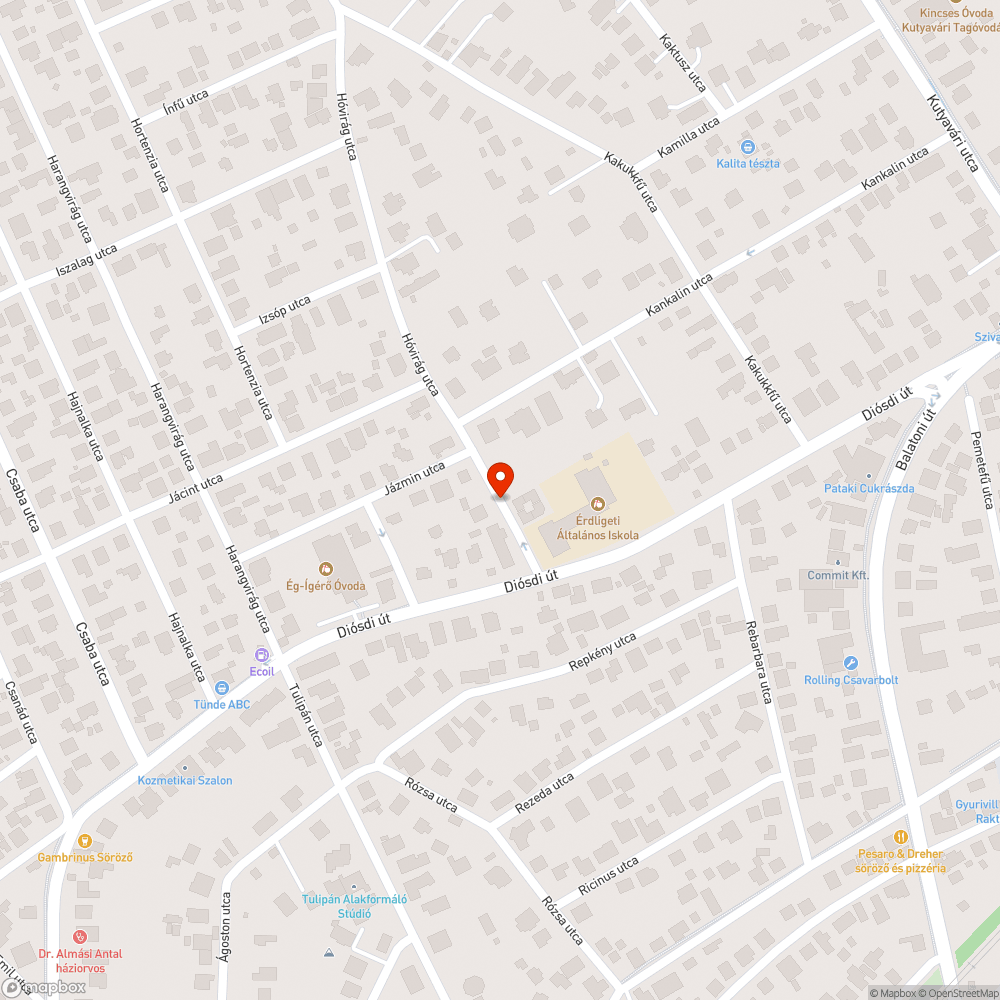 Belógó fa bejelentés helye