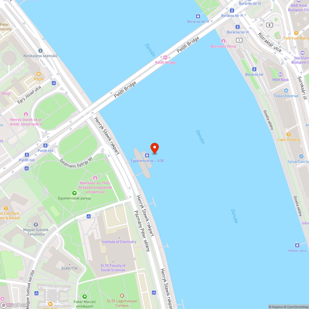 Bóják elmozdultak a Dunán? bejelentés helye