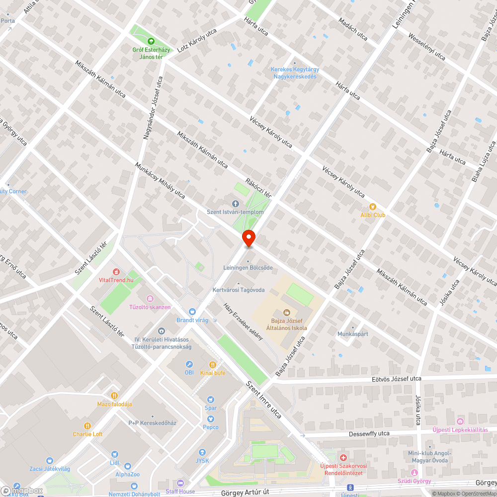 Botlásveszélyes Upc (Vodafone) akna bejelentés helye