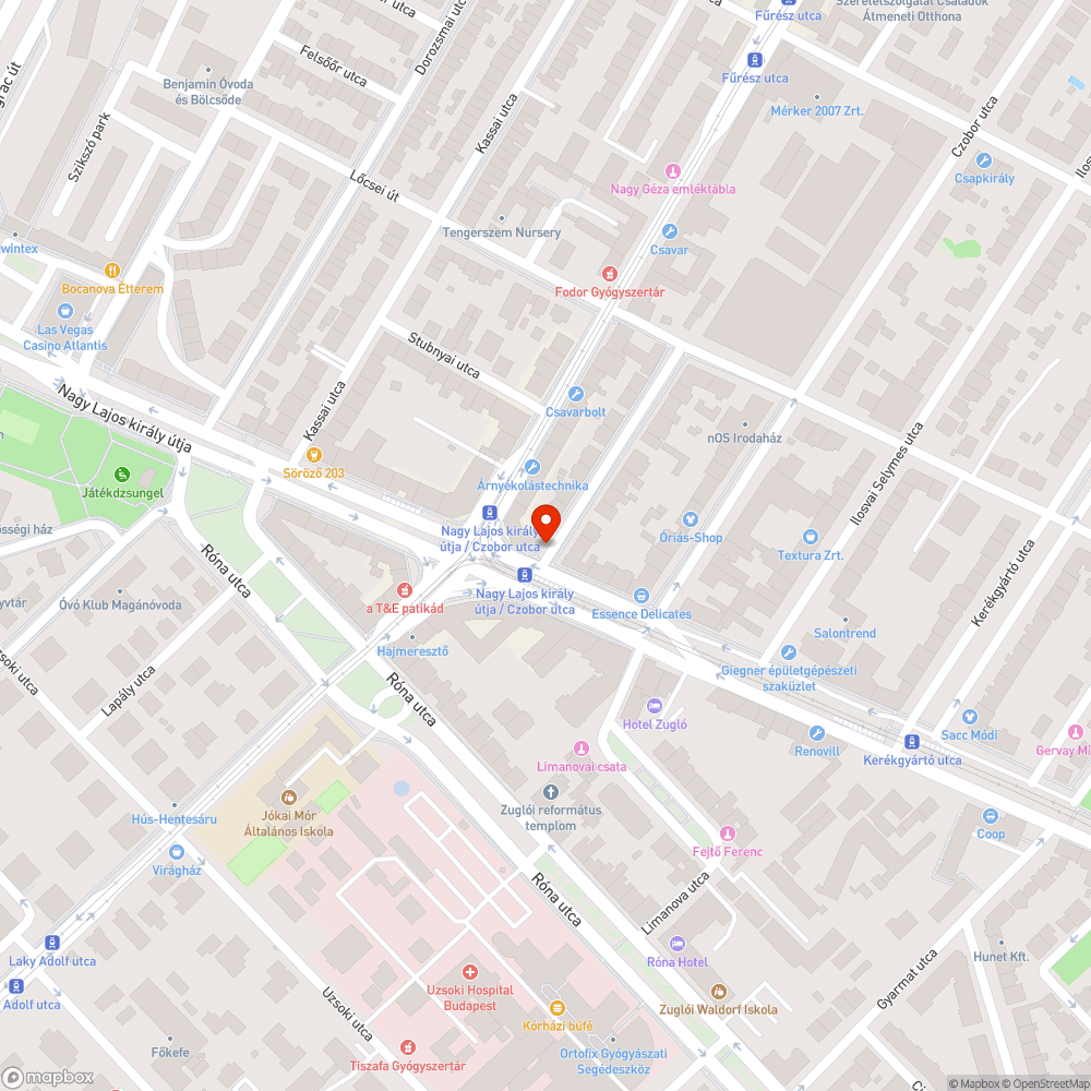 Szemetes zöldterület bejelentés helye