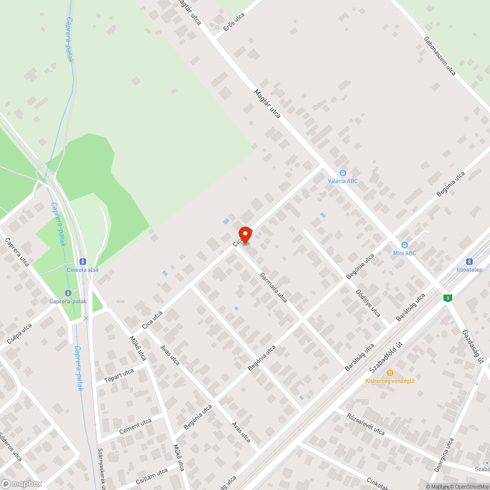 Töredezett, rossz járda végződés bejelentés helye