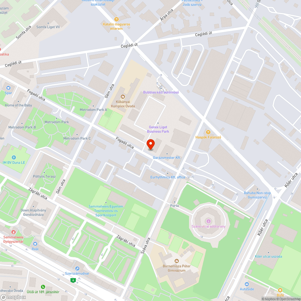 Fogadó utcában kátyúk vannak bejelentés helye