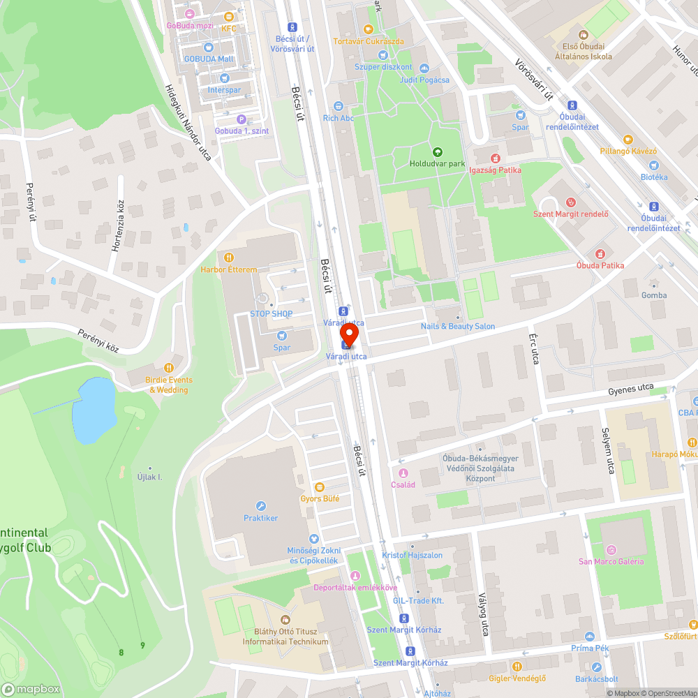 Kintfelejtett korlátok bejelentés helye