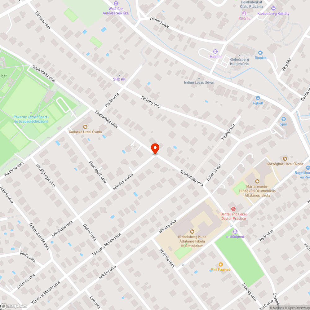 Veszélyes parkolás bejelentés helye