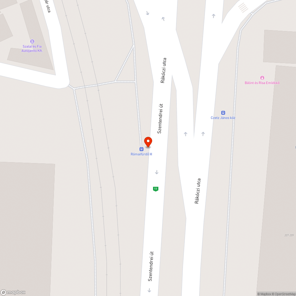 Graffitis oszlop bejelentés helye