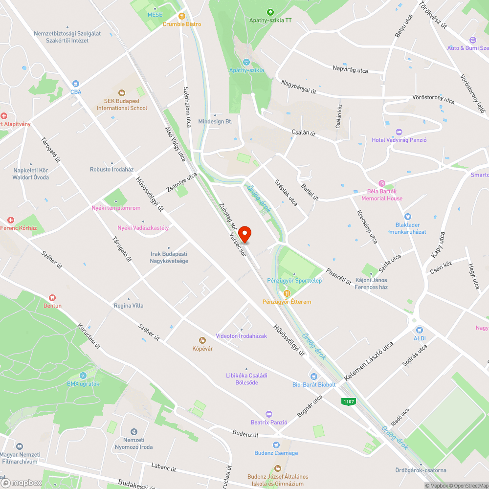 Utasváró? bejelentés helye