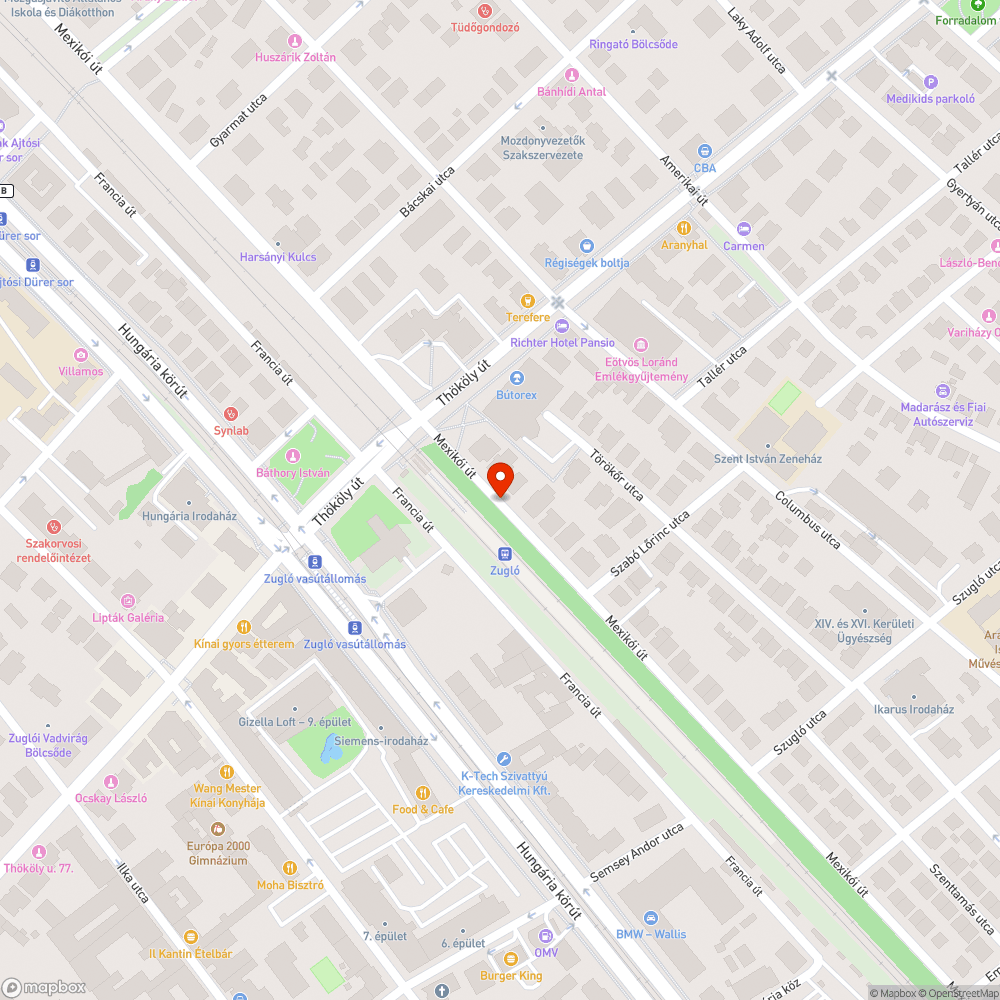 Rendszám nélküli elhagyott jármű bejelentés helye