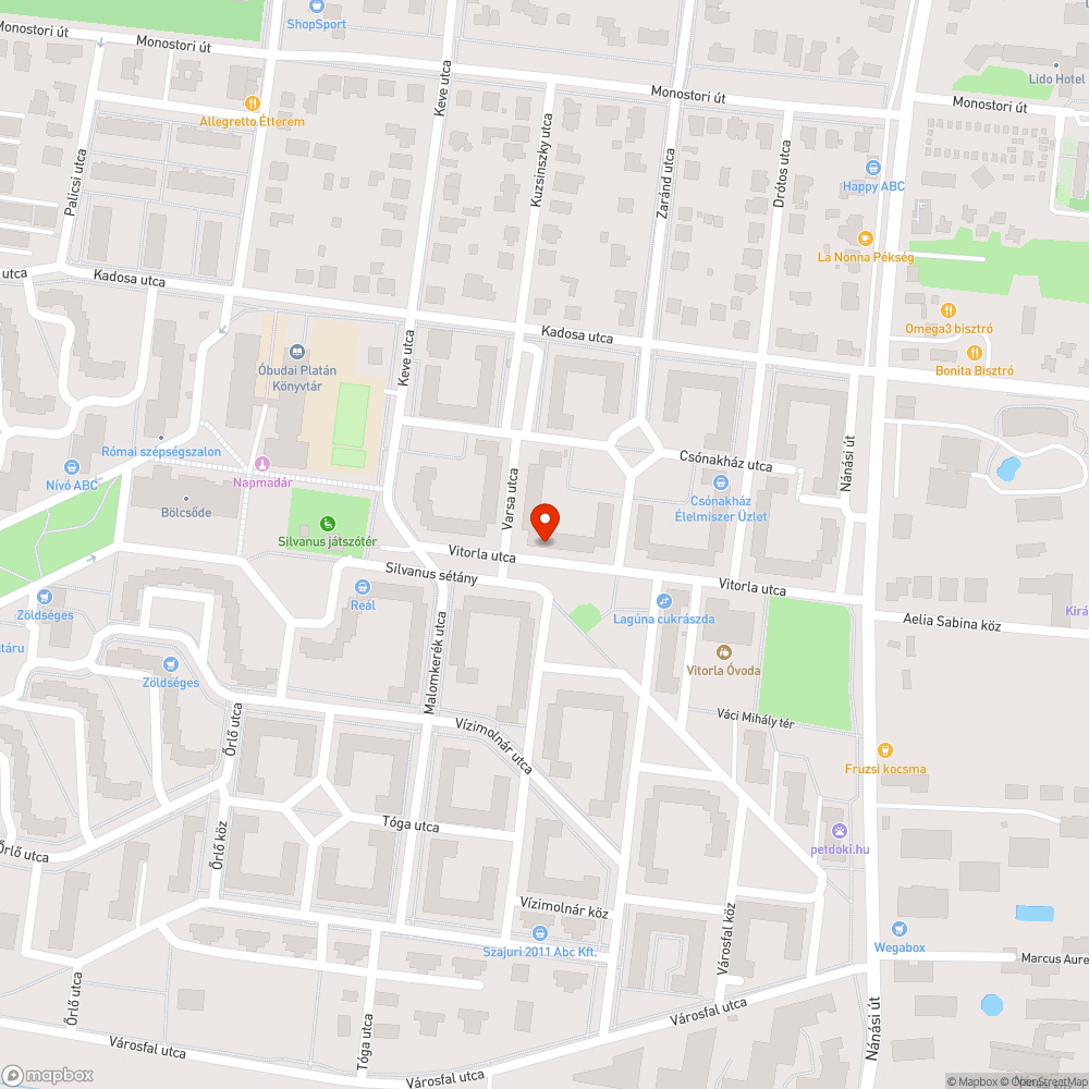 mély nyomvájús parkolóhely bejelentés helye