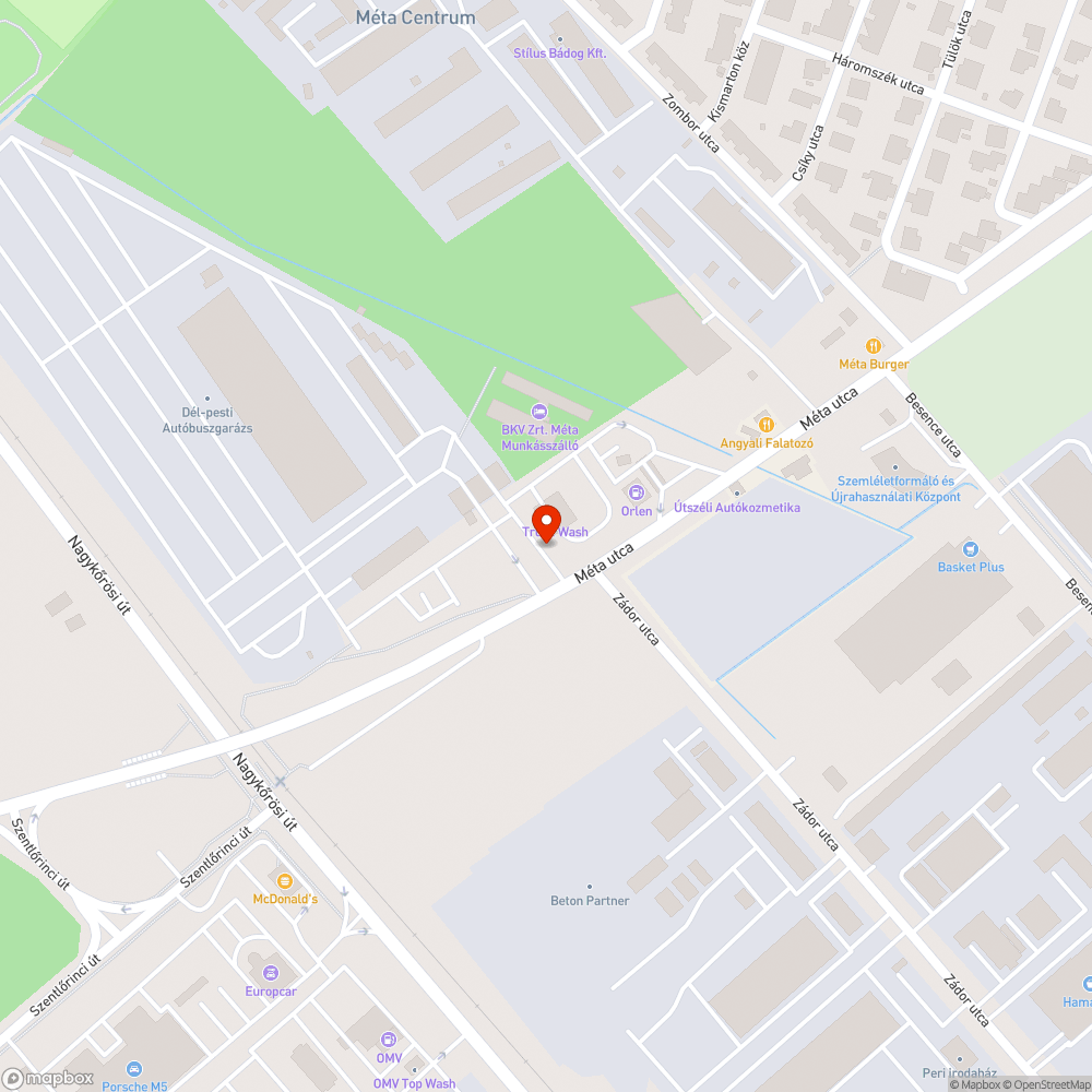 Összefirkált várók bejelentés helye