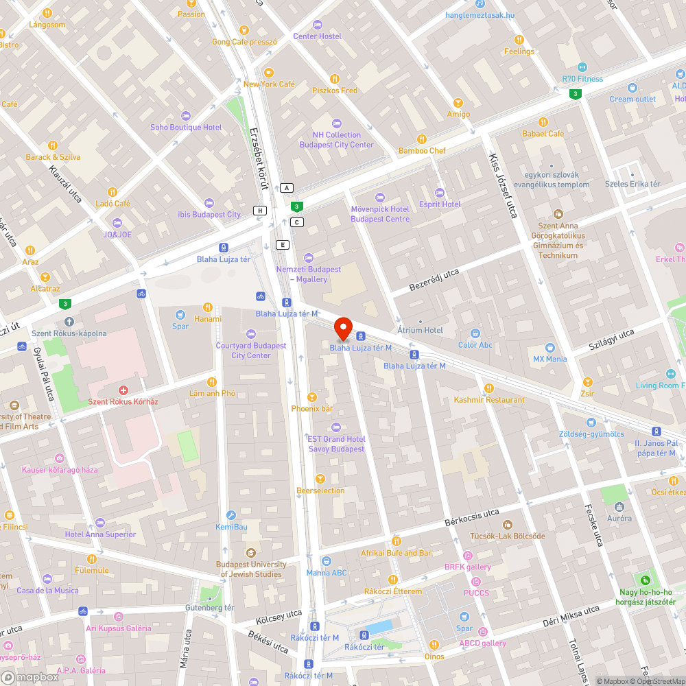 Üreg bejelentés helye