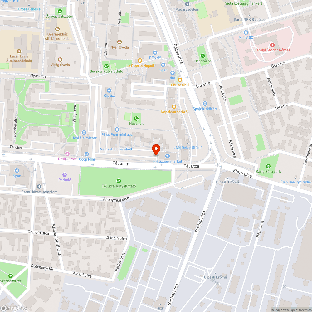 Megrongálódott fedlap 2 bejelentés helye