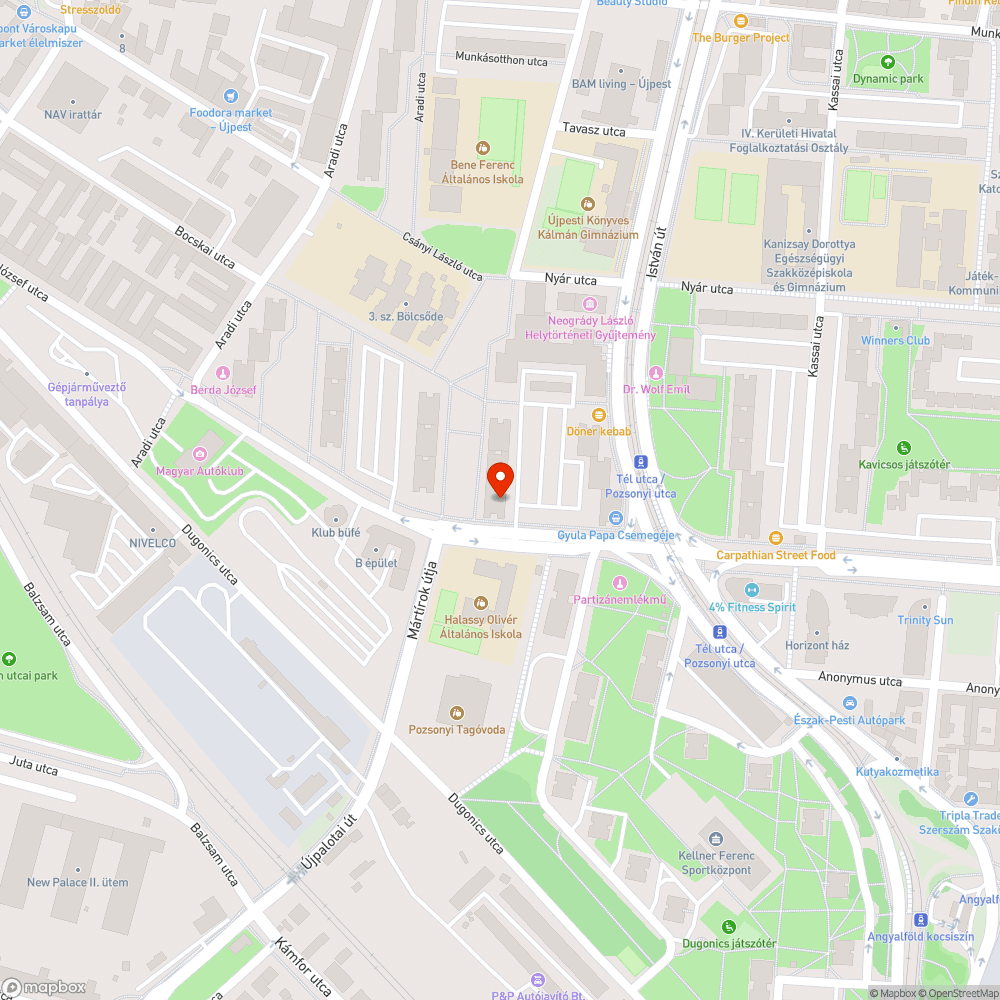 Megrongálódott fedlap 3 bejelentés helye