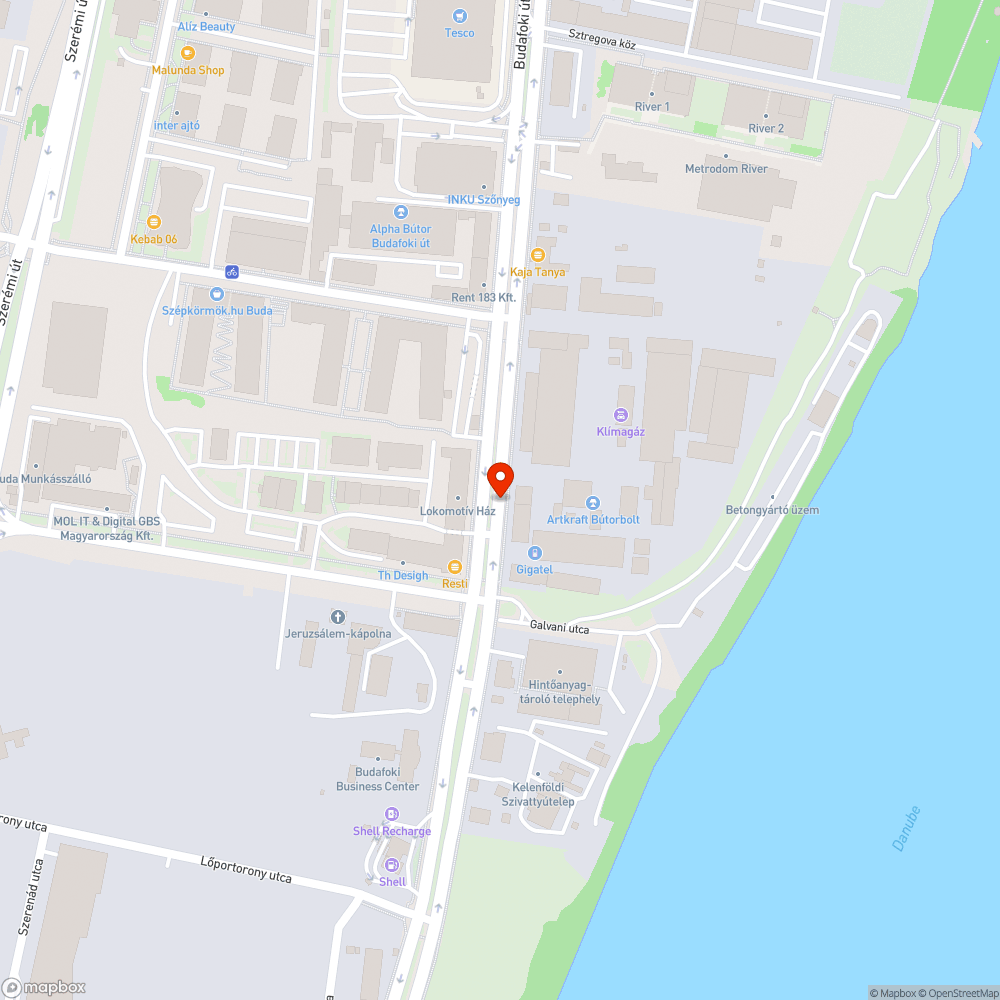 Kátyúk a buszmegálló körül bejelentés helye