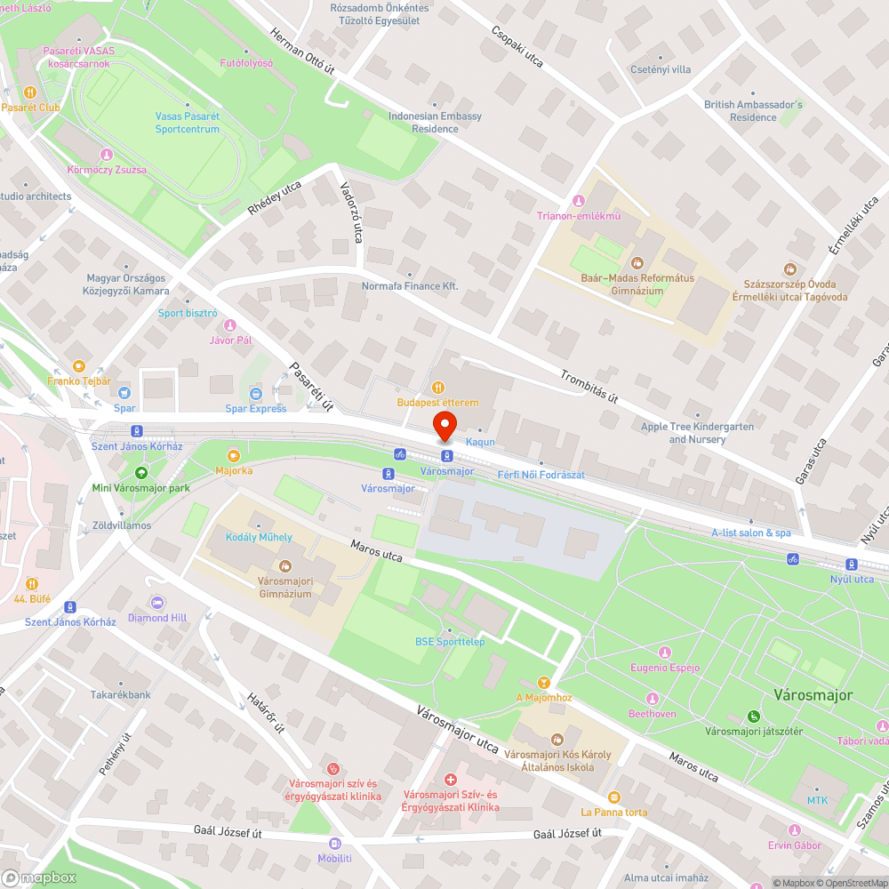 Kitört "vasúti átkelő labirintus" korlát bejelentés helye