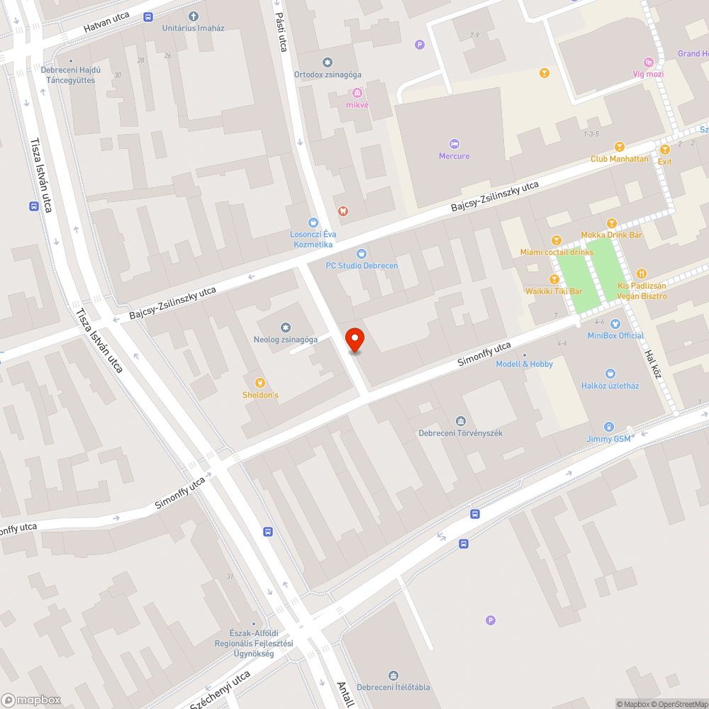 Üvegszilánk a járdán bejelentés helye