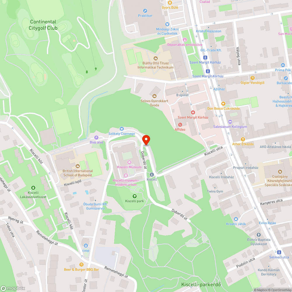 A Kiscelli közben található lépcső folytatása bejelentés helye