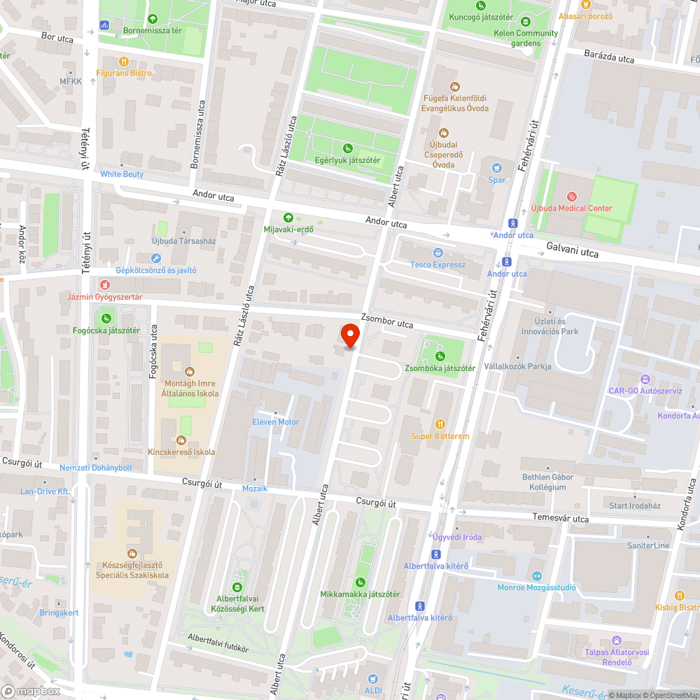 Nem vilagít bejelentés helye