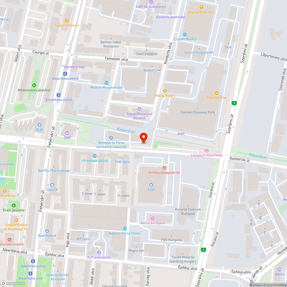 Elhagyott Merci bejelentés helye