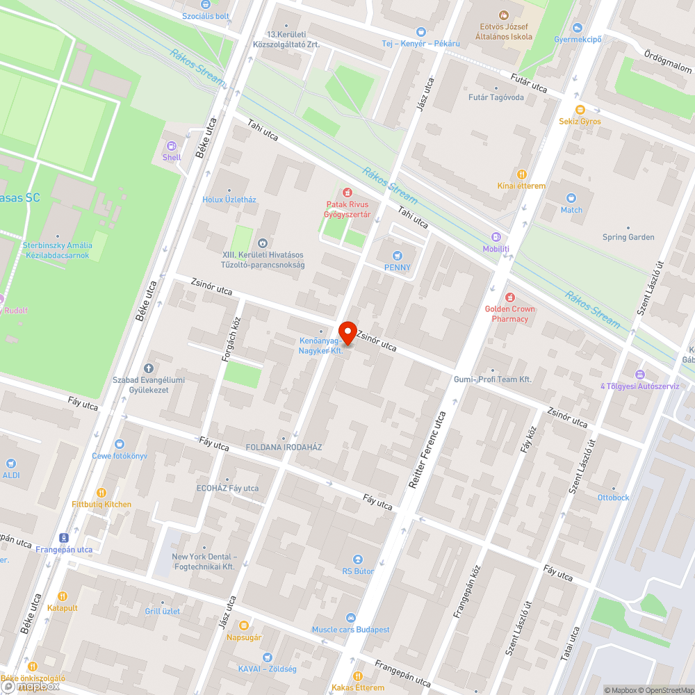 Zöldhalom az úttest szélén bejelentés helye