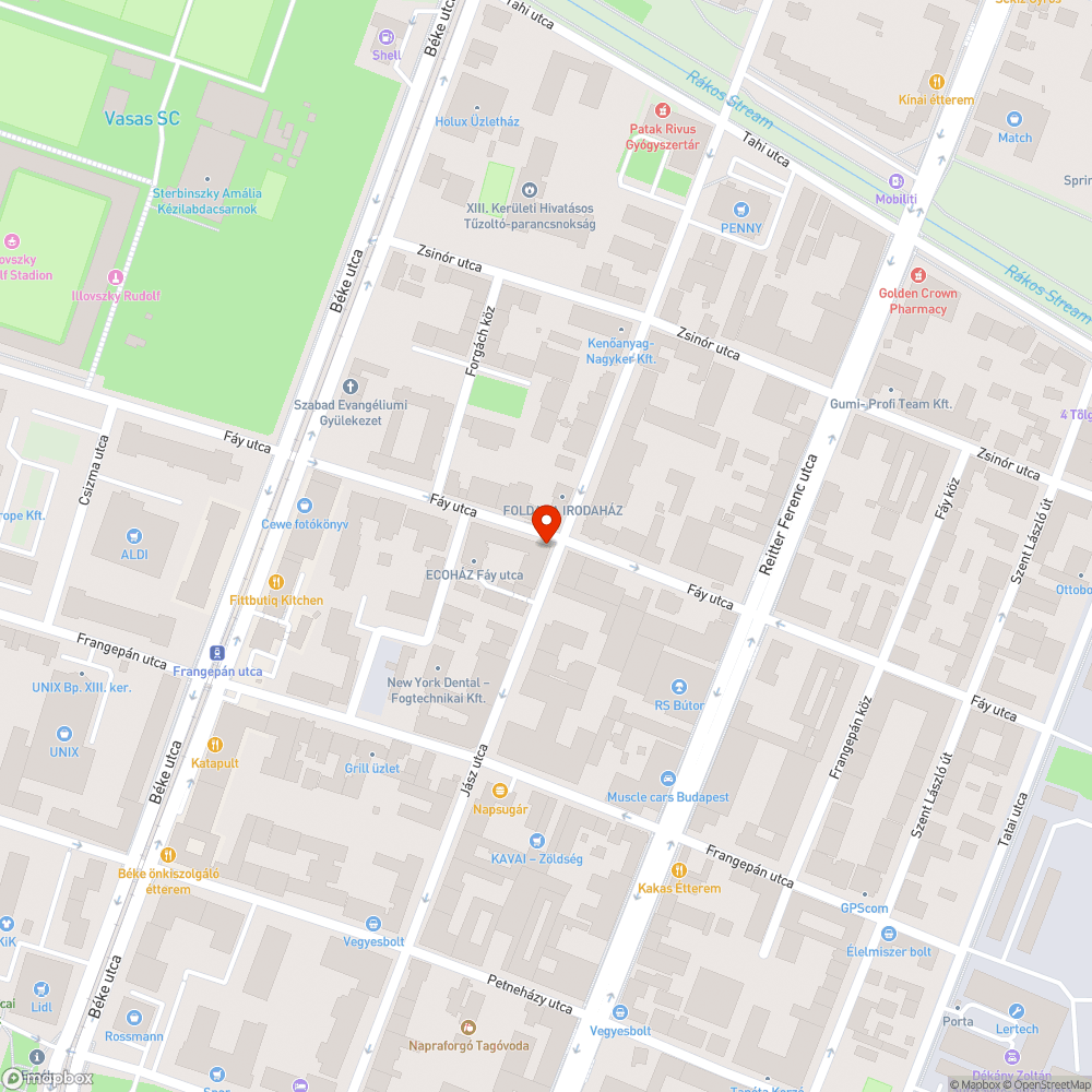 Zöldhalom az úttest szélén bejelentés helye