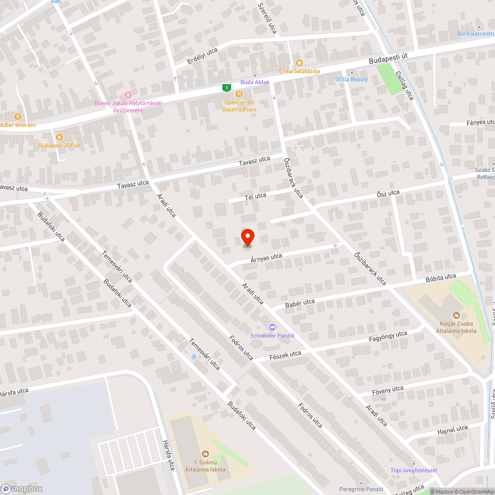 Behajtani tilos tábla elfordult bejelentés helye